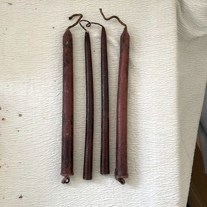 Very old antique candles. (4 pcs)
